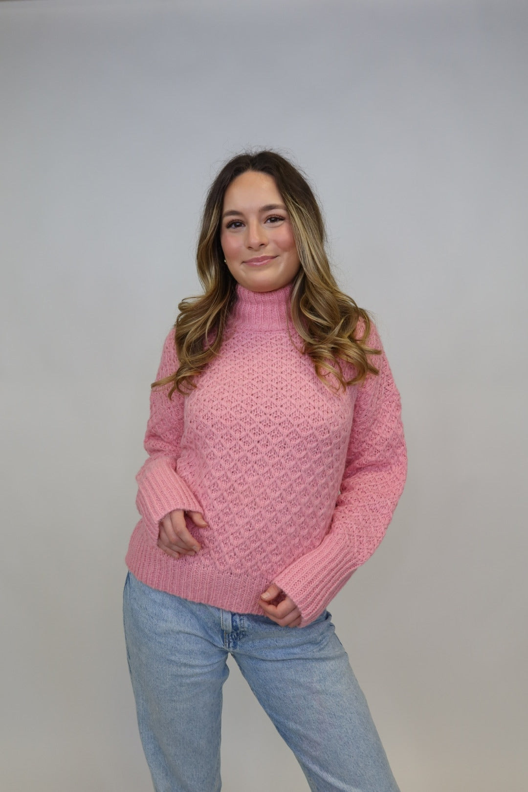 Cotton candy pink on sale sweater