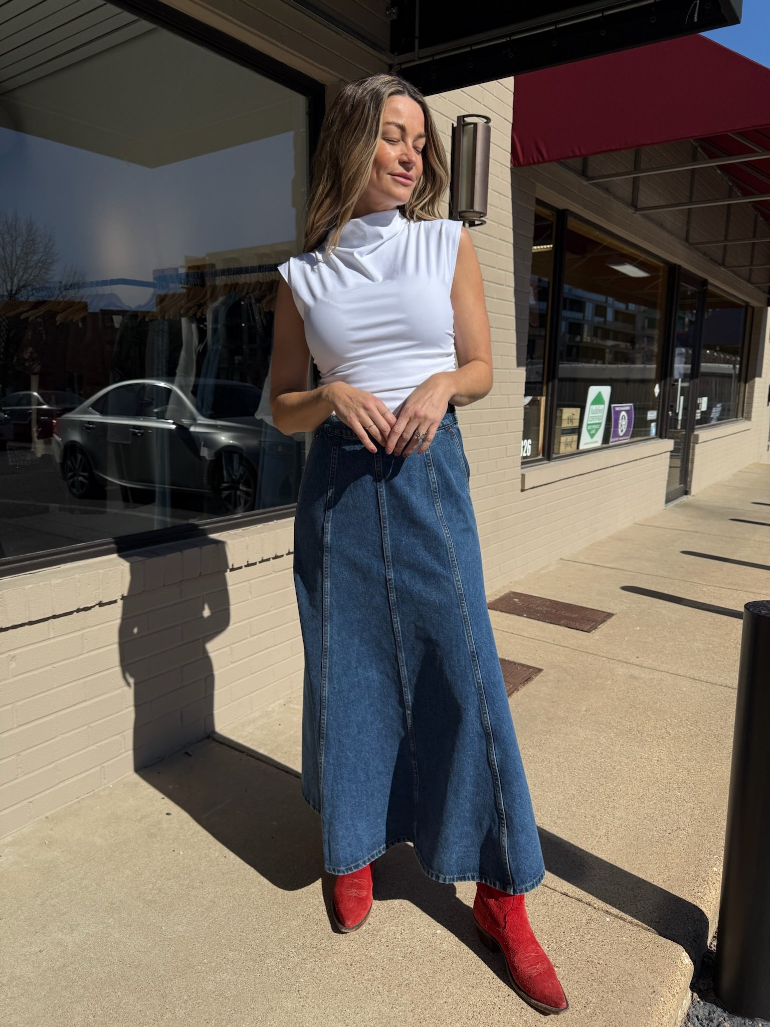 THE KILEY MIDI SKIRT