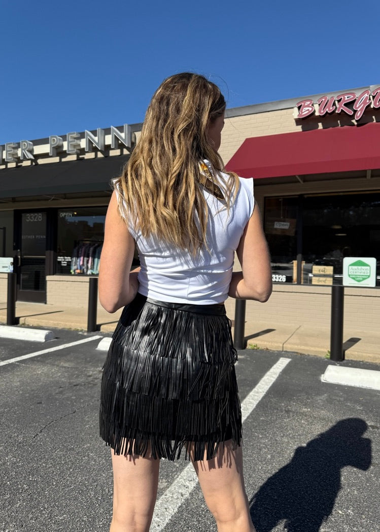 CONTEMPO FRINGE SKIRT