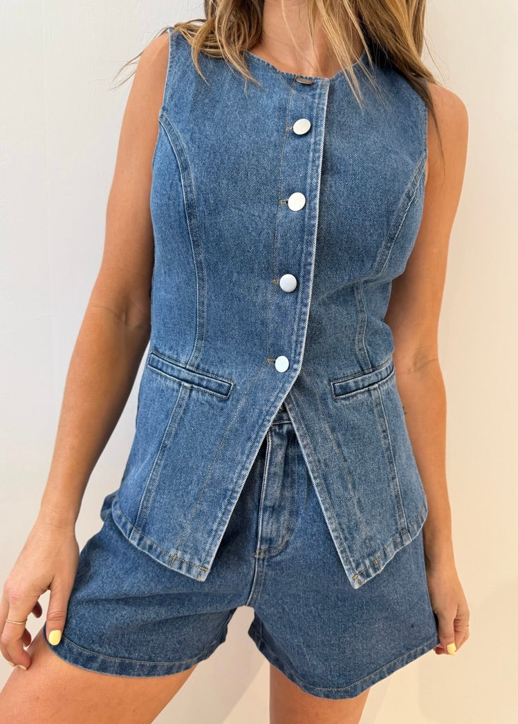 STRADA DENIM VEST